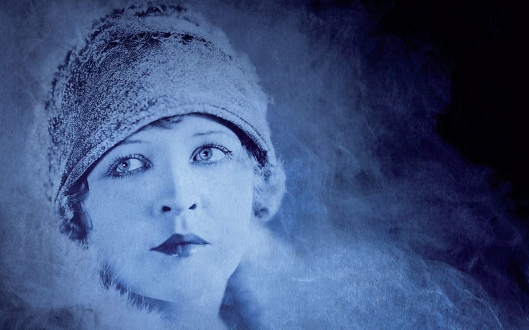 Detail from the cover of 'Passing Through'