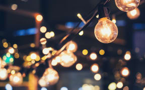 Lights decoration Event Festival outdoor Holiday blur background