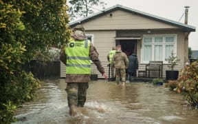 3rd Combat Service Support Battlion (3CSSB) from Burnham Military Camp assist the Buller District with their evacuations following the flooding.