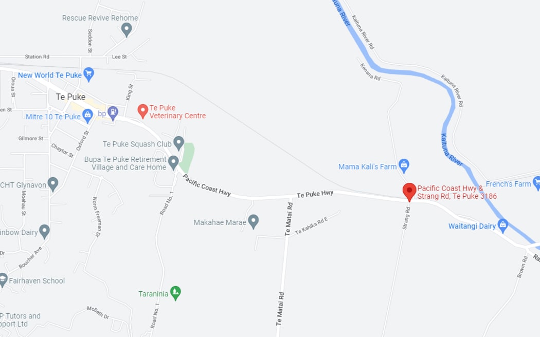 Car crash in Te Puke