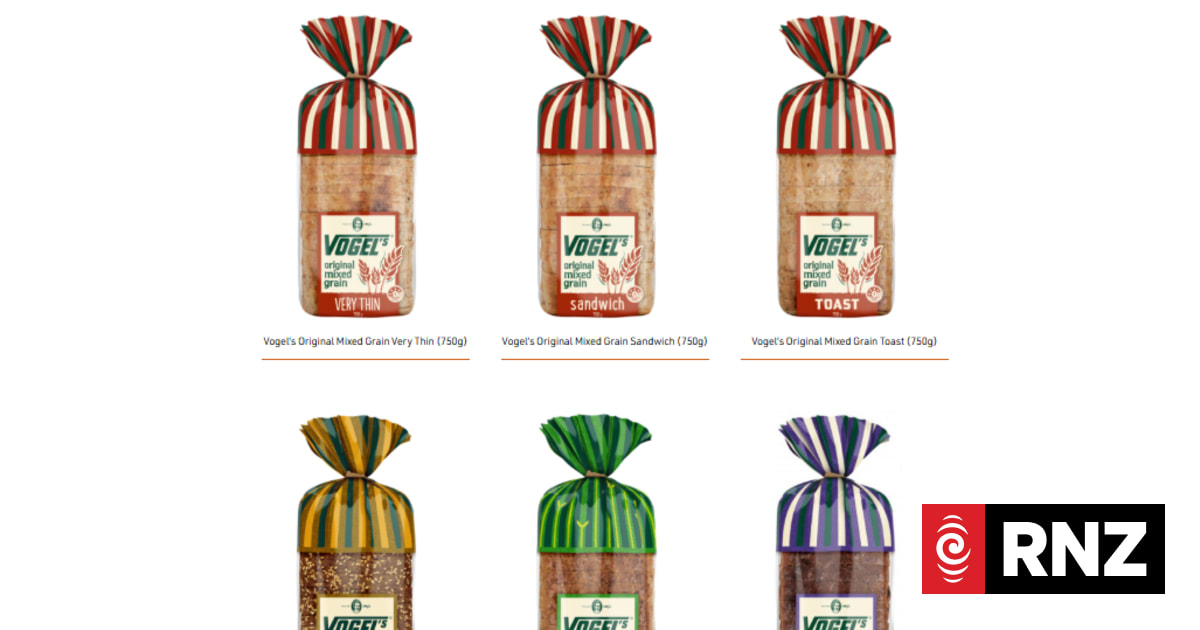 Various Vogel's bread recalled due to the possible presence of small pieces of metal