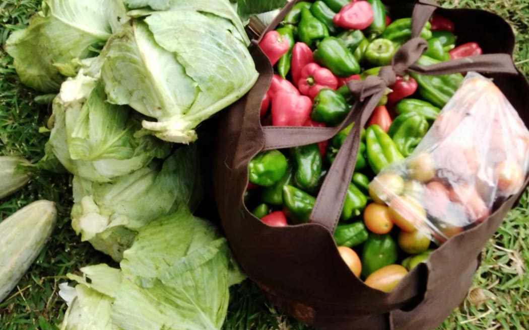 Tons of local fresh food are currently on their way for Pentecost island on board of the vessel, MV Keidi, from Santo.