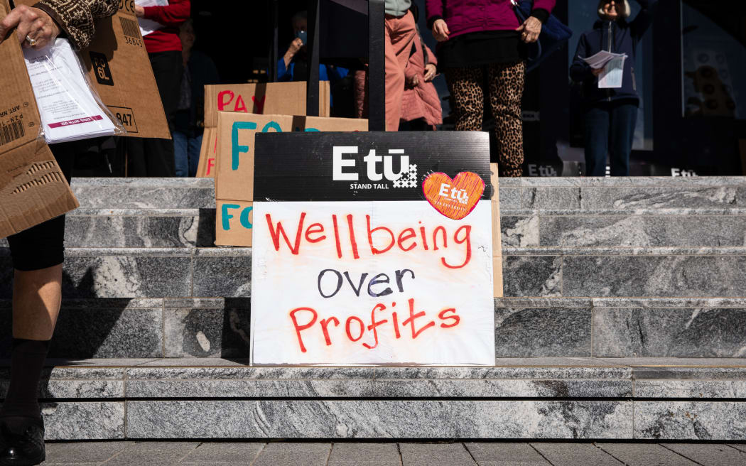 A rally for the aged care sector and its workers