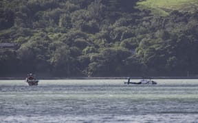 Helicopter that crashed into Pauatahanui Inlet near Porirua