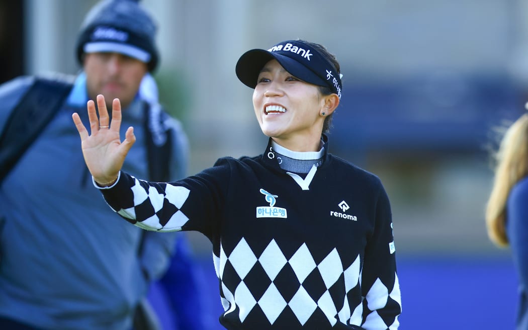 Lydia Ko during a practice round for the British Women’s Open.