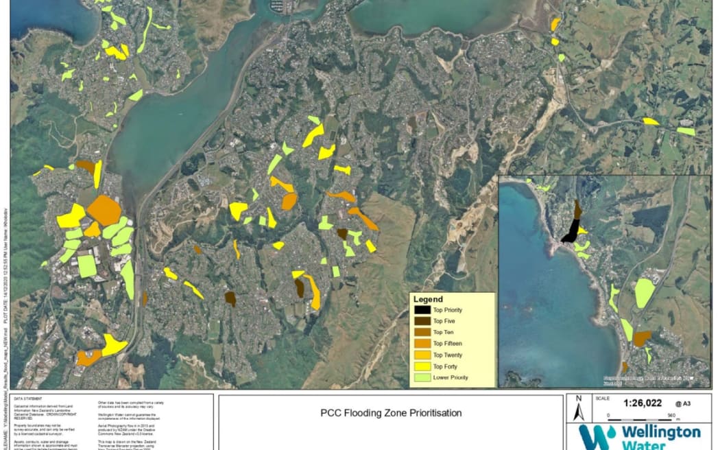 About 44 homes in Porirua have been identified as eligible for the draft flood retreat policy, but homeowners have yet to be officially told.