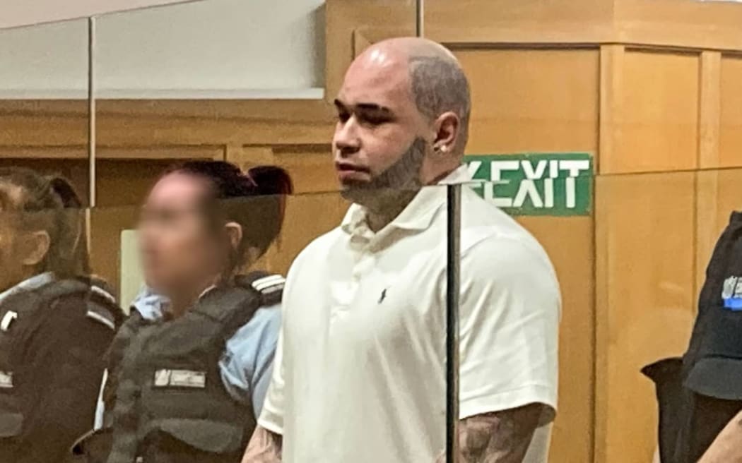 Te Reneti Tarau in the dock of the High Court at Hamilton.