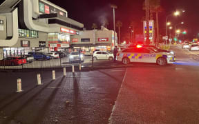 The scene of a serious incident in Manukau.