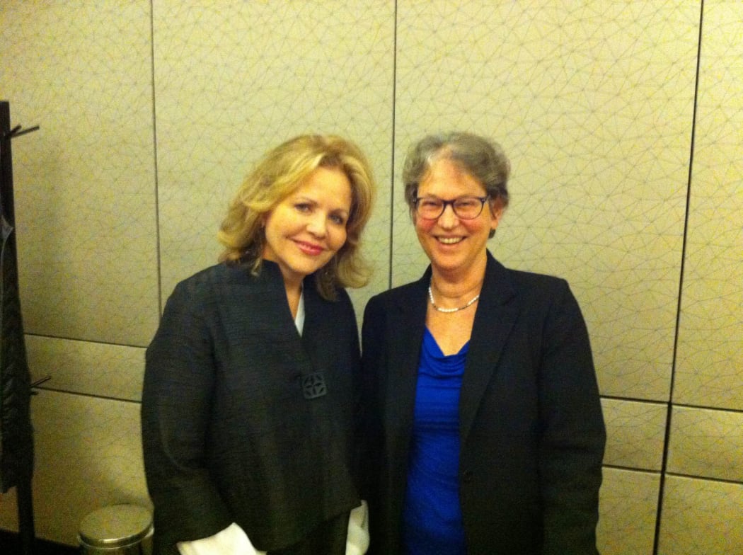 American soprano Renee Fleming with Upbeat host Eva Radich