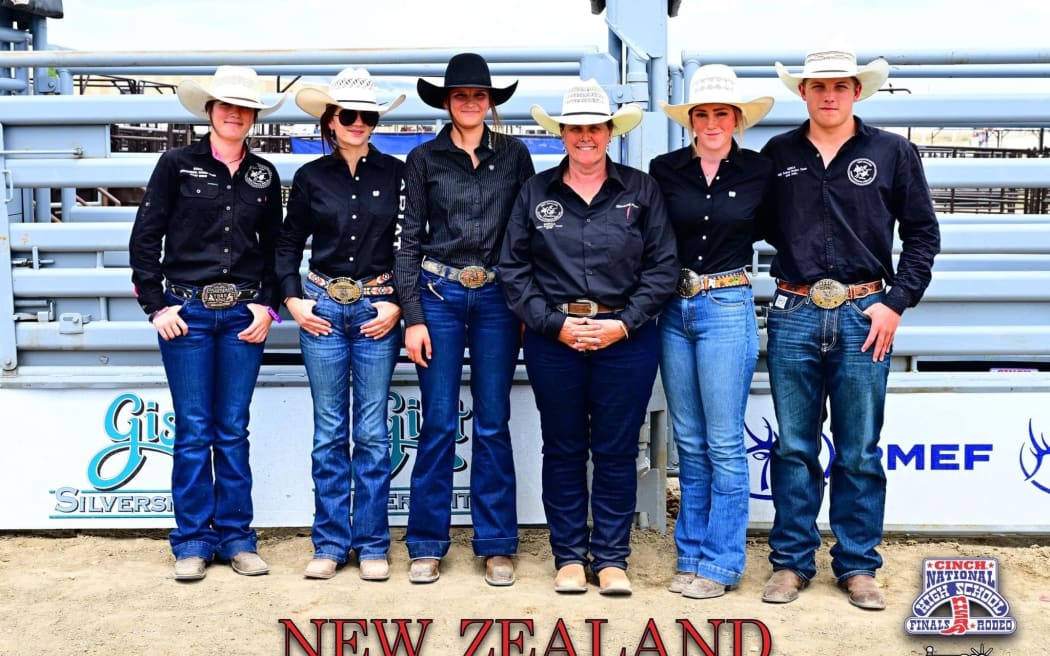 Lylah and Riley Wood were part of the New Zealand team at the National High School Finals Rodeo in Wyoming in 2024