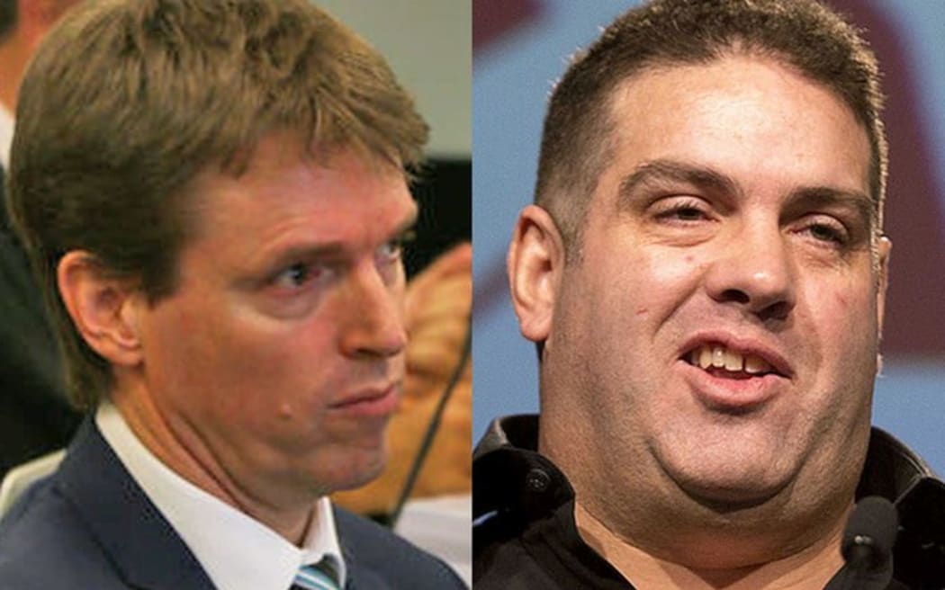 Suing and counter-suing: Colin Craig and Cameron Slater.