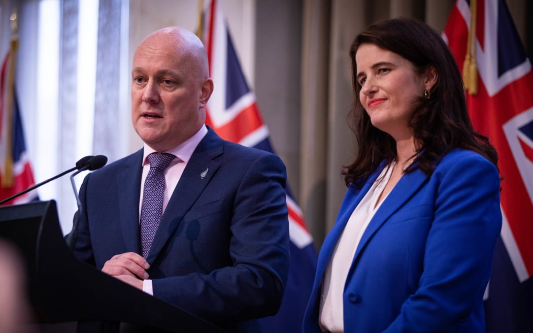 Christopher Luxon and Nicola Willis