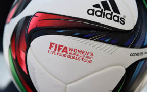 The tournament ball for the women's football World Cup, 2015.