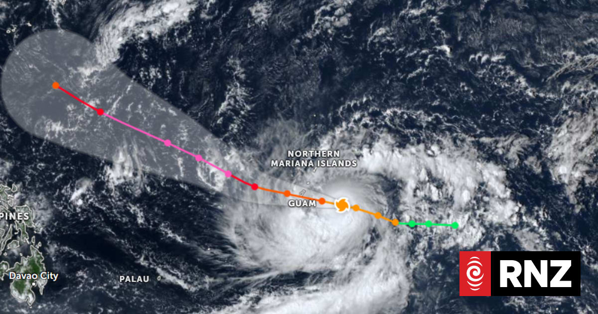 Guam on high alert as Typhoon Champi strengthens, ports shut