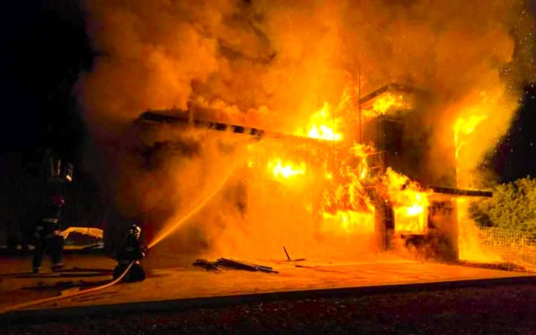 Païta emergency intervention centre burnt down before its official opening