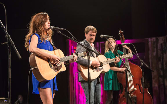 The Danberrys and Vanessa McGowan (on upright bass)