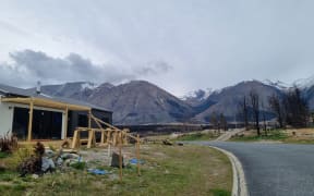 Rebuilding a year after the fire that swept through Lake Ōhau alpine village.