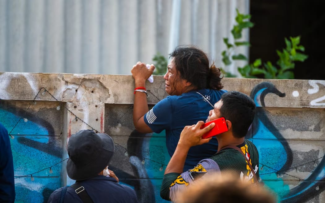 Family and friends of workers missing in the building collapse know it is a race to reach any possible survivors.