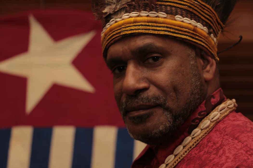 West Papuan independence leader Benny Wenda.
