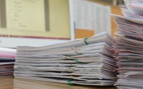 a file folder with documents and important documents