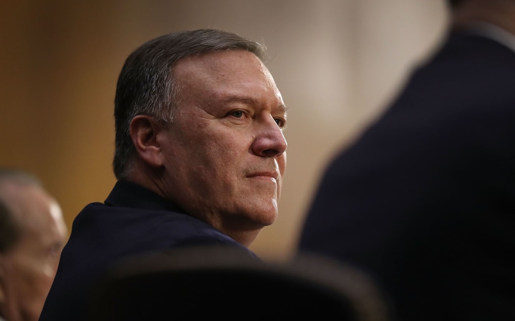 President-elect Donald Trump's nominee for the director of the CIA, Rep.Mike Pompeo(R-KS) attends his confirmation hearing before the Senate (Select) Intelligence Committee.