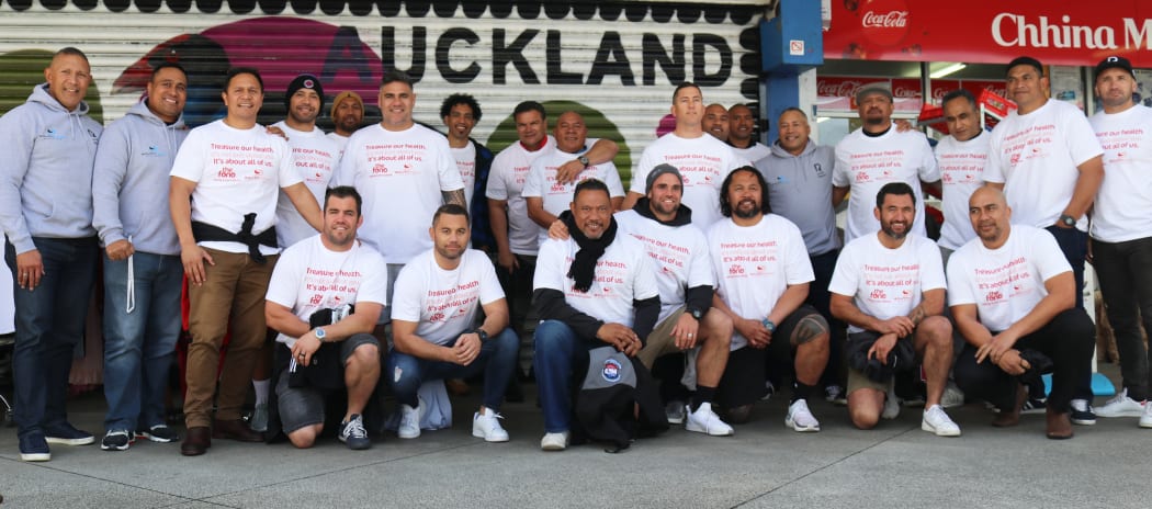 Pacific and New Zealand rugby legends take their message on better health and wellbeing to the streets of South Auckland.