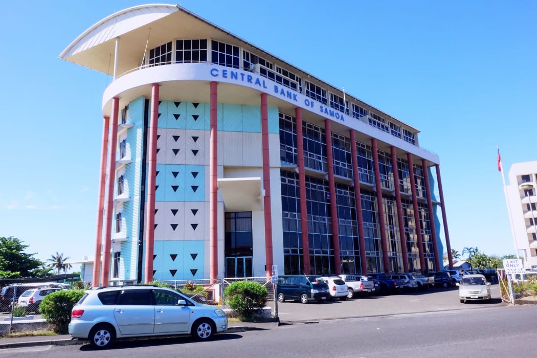 The Central Bank of Samoa in the capital Apia.