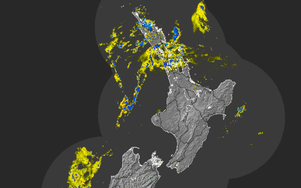 Weather over New Zealand as of 9am on 16 June, 2023.