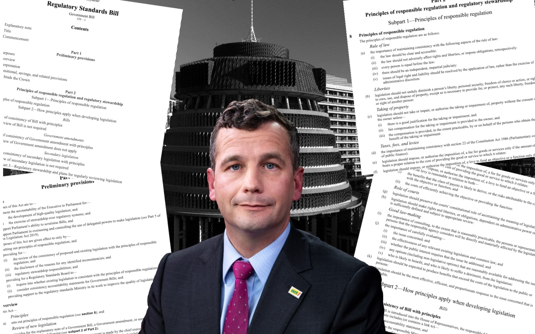The Regulatory Standards Bill was introduced by ACT Party leader David Seymour.
