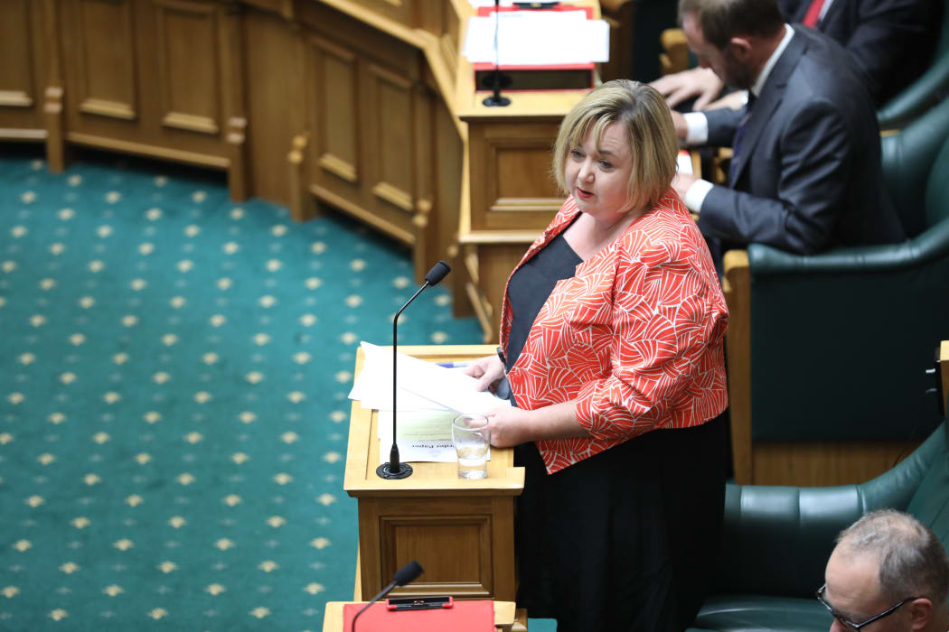 Labour cabinet minister Megan Woods in the House.