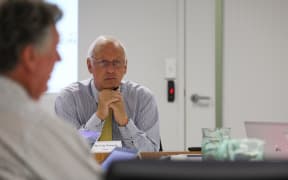 Chair, Craig Thompson listens to submissions at the Representation Commission