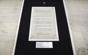 The Treaty of Waitangi. He Tohu, a new permanent exhibition of three iconic constitutional documents that shape Aotearoa New Zealand. Treaty of Waitangi, Declaration of Independence and Women's Suffrage Petition.