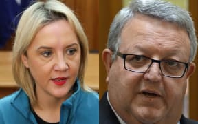 Nikki Kaye and Gerry Brownlee