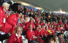 Welsh rugby fans on tour in NZ 2016.