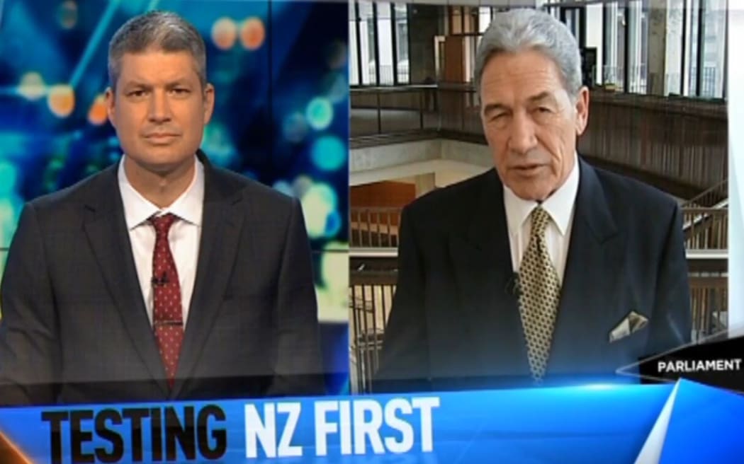 Winston Peters tells The Project: "We will help you".