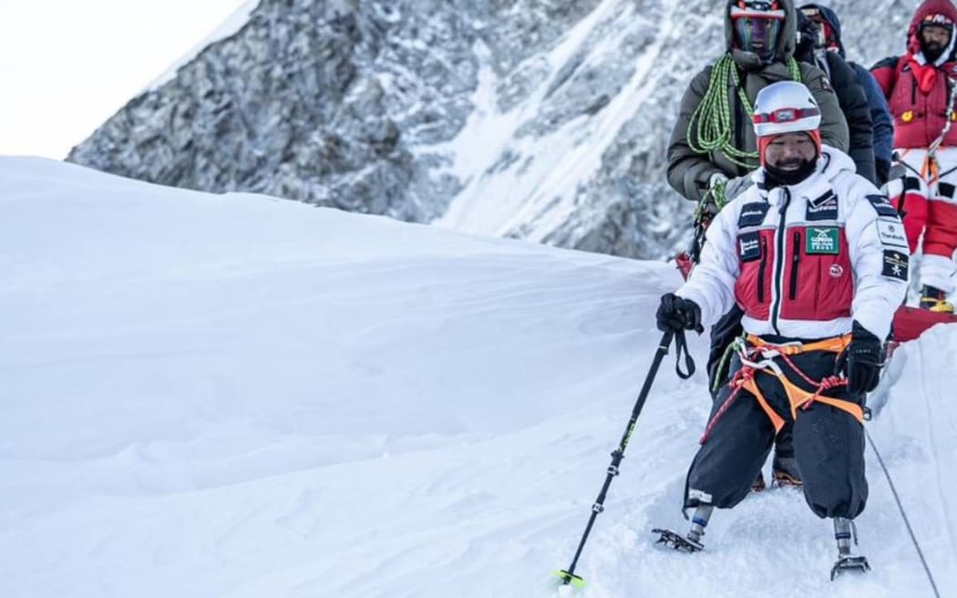 Hari Budha Magar, a former soldier in the Gurkha regiment, took on the challenge to become the first double above-the-knee amputee to scale Mt Everest.