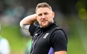 England cricket coach Brendon McCullum.