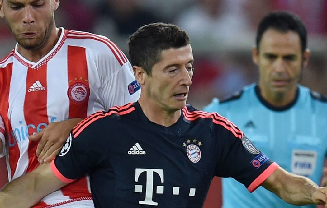 Bayern Munich striker Robert Lewandowski