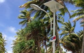 Solar power light in Marshall Islands provided by Taiwan