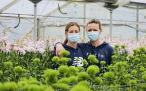 Sisters Nicola and Jenna of Brite Bloom Flowers