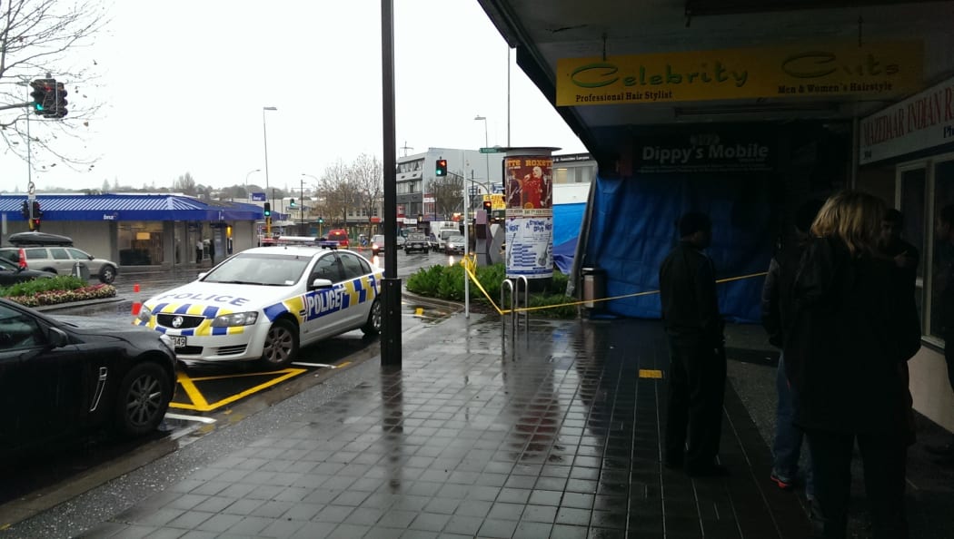 The shopping precinct in Henderson.