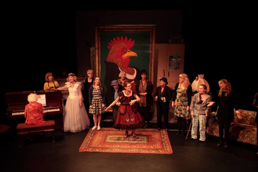 The cast of Hens' Teeth