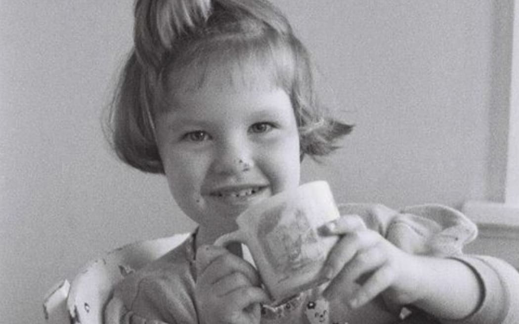 Ruby Knox as a young child