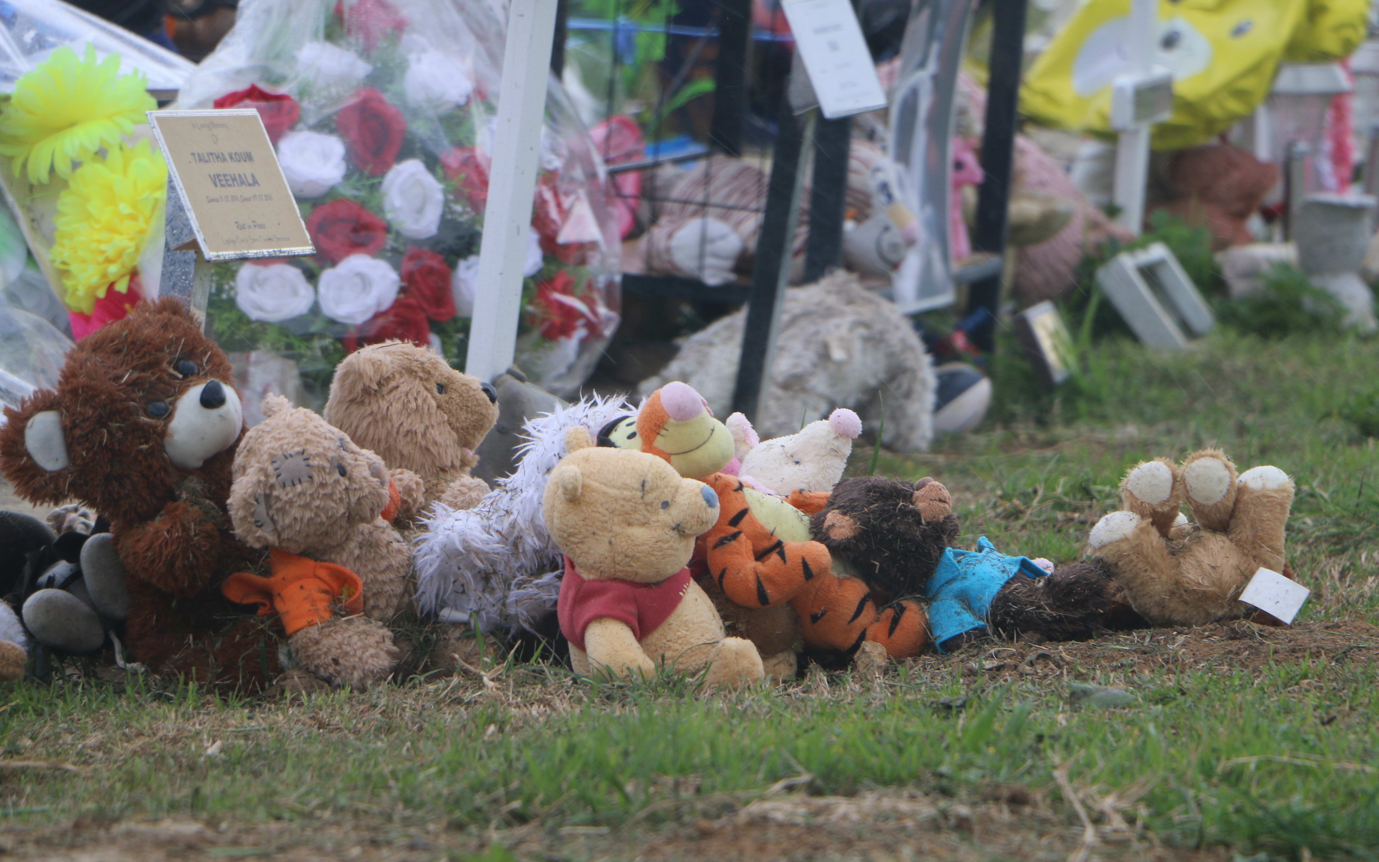 The damage had been cleaned up when RNZ visited the cemetery.