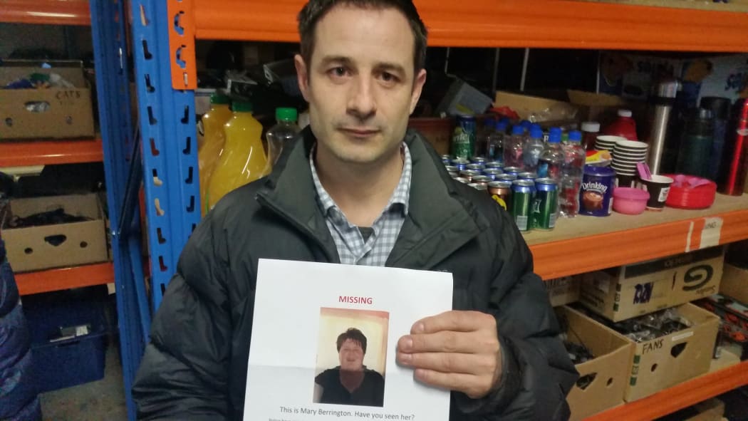 Daniel Talbot has been using his office to house a group of volunteers who will continue to search for Ms Berrington.