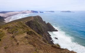 A beach between Cape Reinga and Cape Maria van Diemen in Northland.