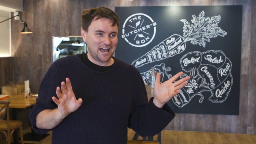 Comedian Tom Sainsbury was part of the judging panel for the first vegan cheese competition.