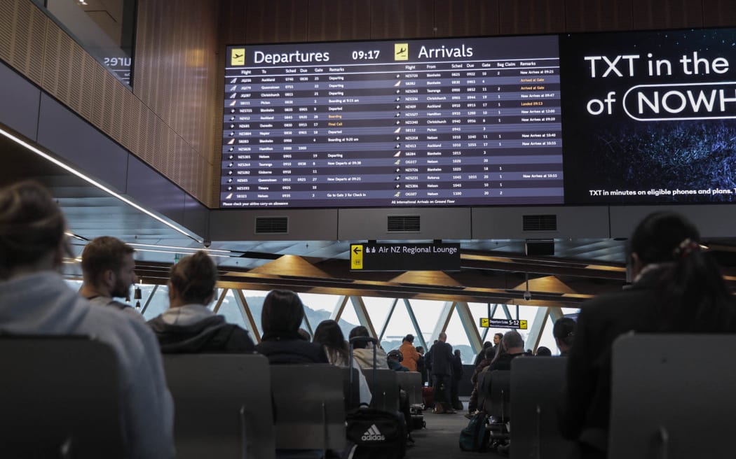 Wellington airport after weather turmoil