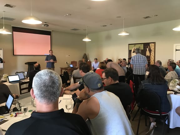 Labour's first caucus meeting in Martinborough