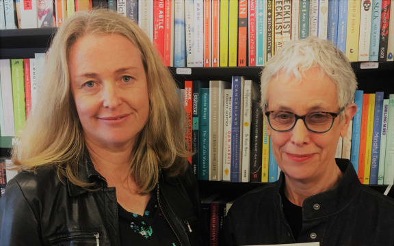 Cynthia Morahan with Anna Hunt from Marsden Books